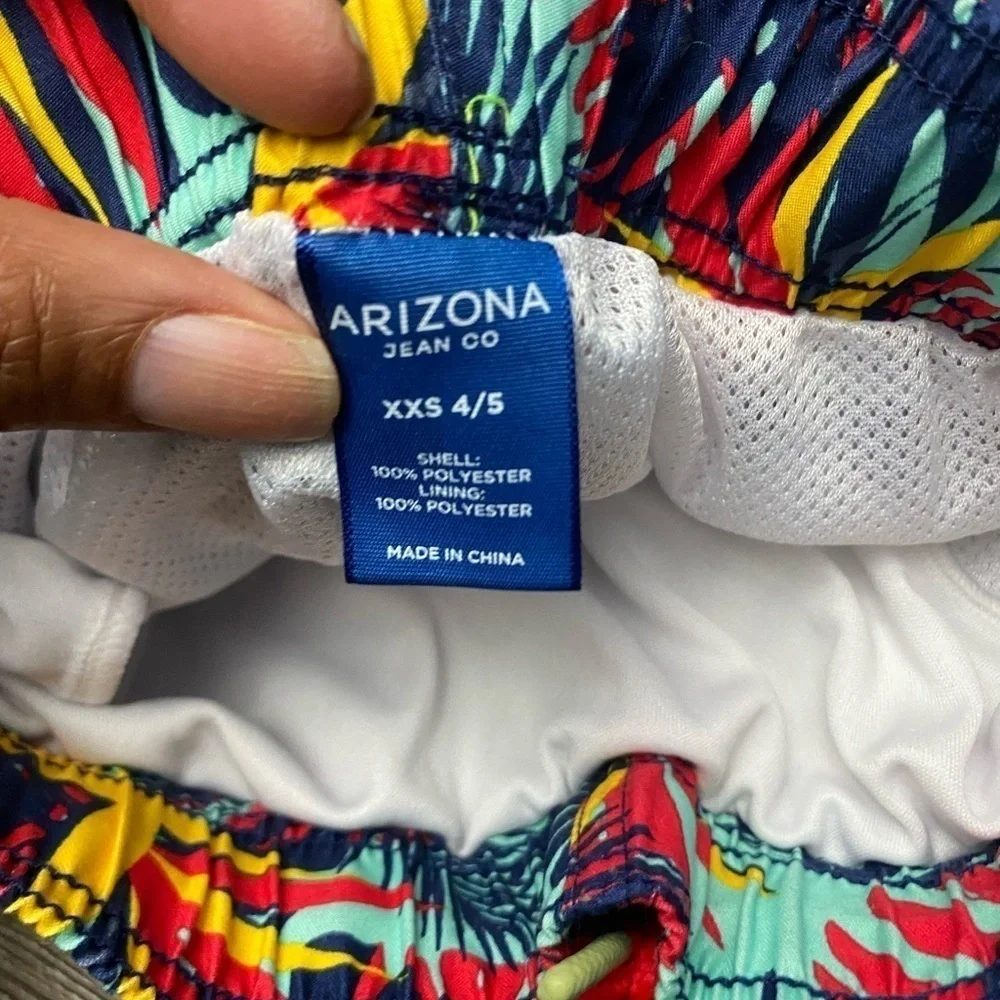 Arizona Jeans boys size XXS Swim Trunks Worn once from a clean home